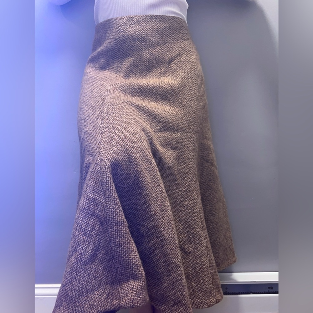 Vintage Ralph Lauren Wool Skirt Polyamide Lining Womens Size 10